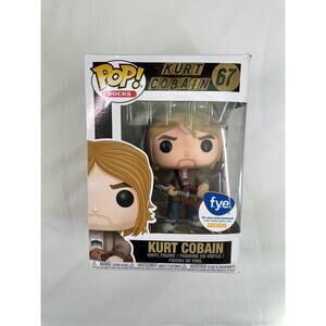 New Funko Pop Rocks Kurt Cobain #67 F.Y.E. Exclusive Vinyl Figure